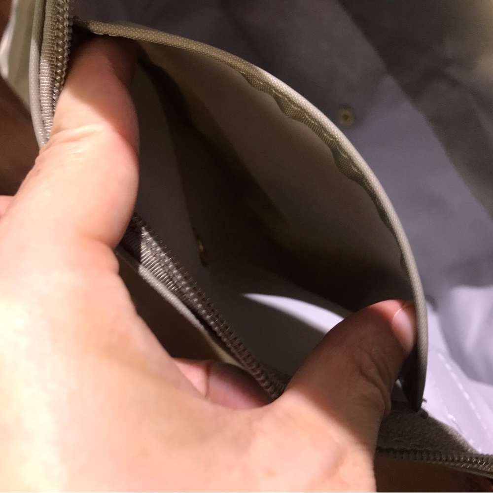 Longchamp Tote in Pebble Body with Brown Leather Flap - Picture 9 of 10